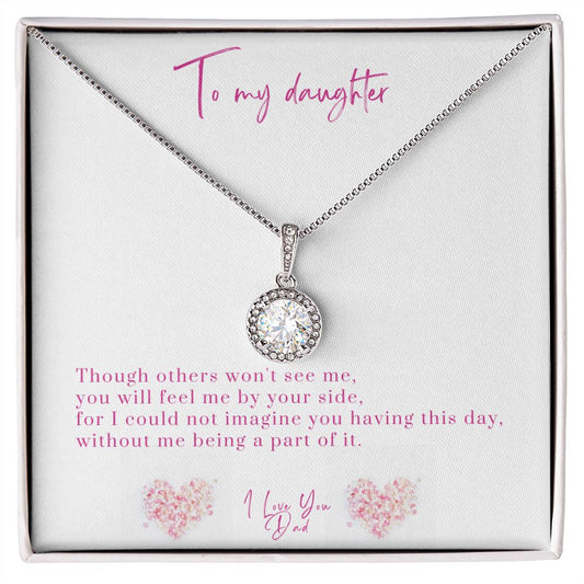 Eternal Hope Necklace, Angel Dad to Daughter
