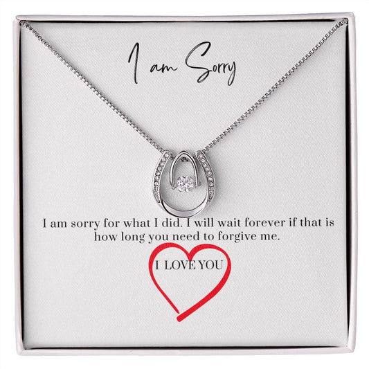 Lucky in Love Necklace I am Sorry