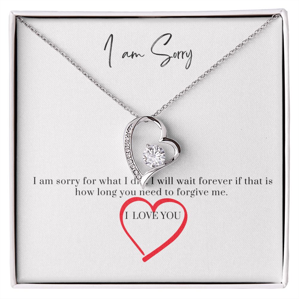 Forever Love Necklace I am Sorry