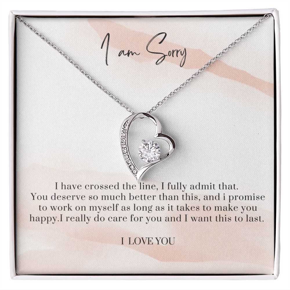 Forever Love Necklace I am Sorry